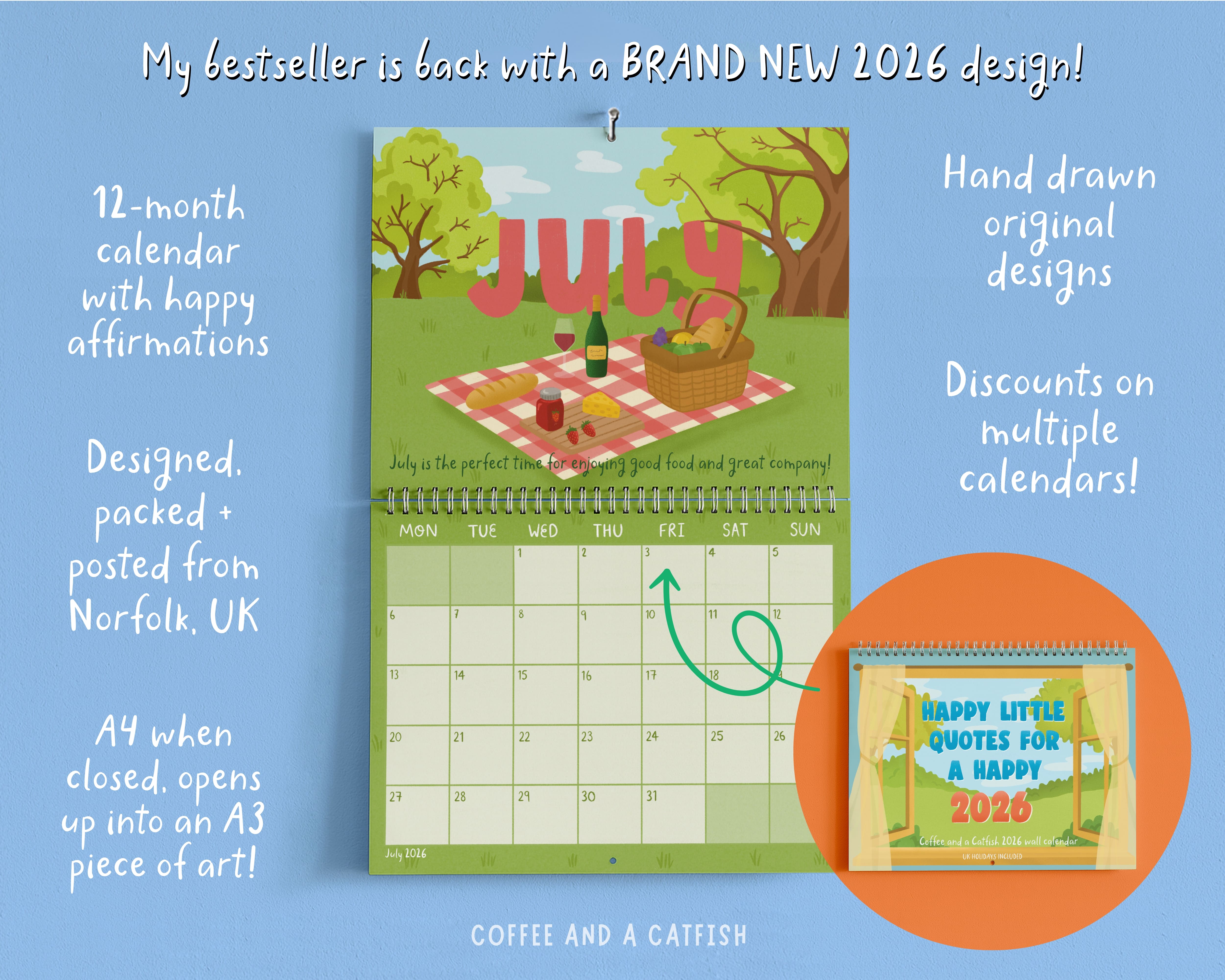 Bright Calendar 2026, calenders Abstract, Perforated Art Calendar, 2026 hand illustrated Drawn Calendar, Fruit Art Calendar
Calaenders, Risograph Calendar Moner, Calendar Uk 2025, cosy Art Calendar,
Wall Calendar 2025 Colourful Geometric, Vibrant Calendar, Midyear Calendar, Colourful Calendars, Female Paper Calendar, goodtuesdayuk, good tuesday uk, good tuesday calendar, goodtuesday calendar 2026