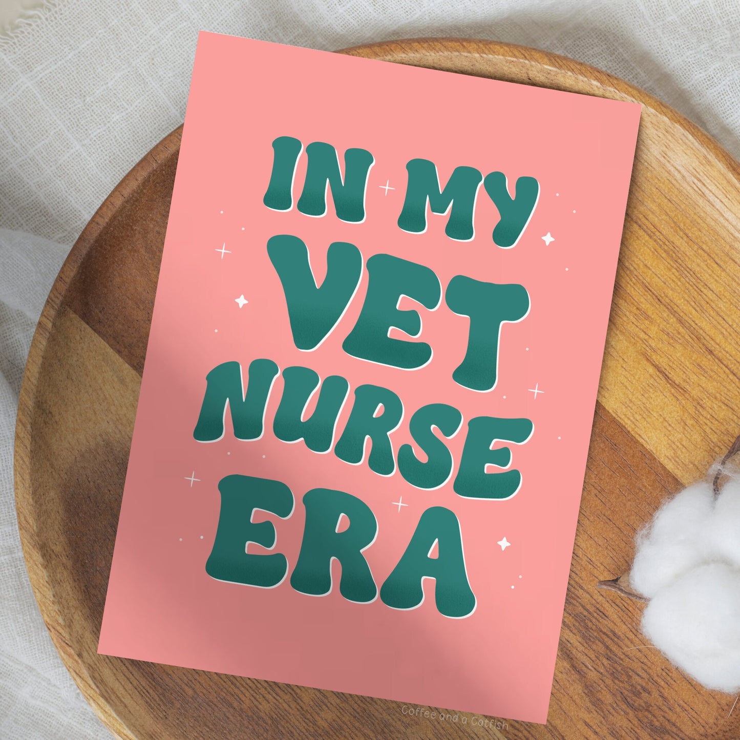 In My Vet Nurse Era | Veterinary Nurse Prints, Vet Nurse Print, Veterinary Nursing Gifts, Vet Nursing Gifts, Vet Tech Print, Vet Med Gift