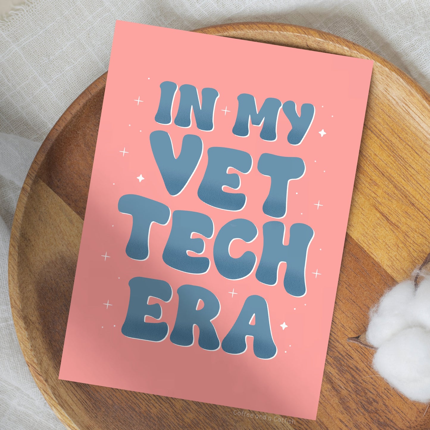 In My Vet Tech Era | Vet Nurse Print, Veterinary Technician Gift, Vet Tech Gifts, Vet Tech Print, Print for Vet Tech, Licensed Vet Tech Gift