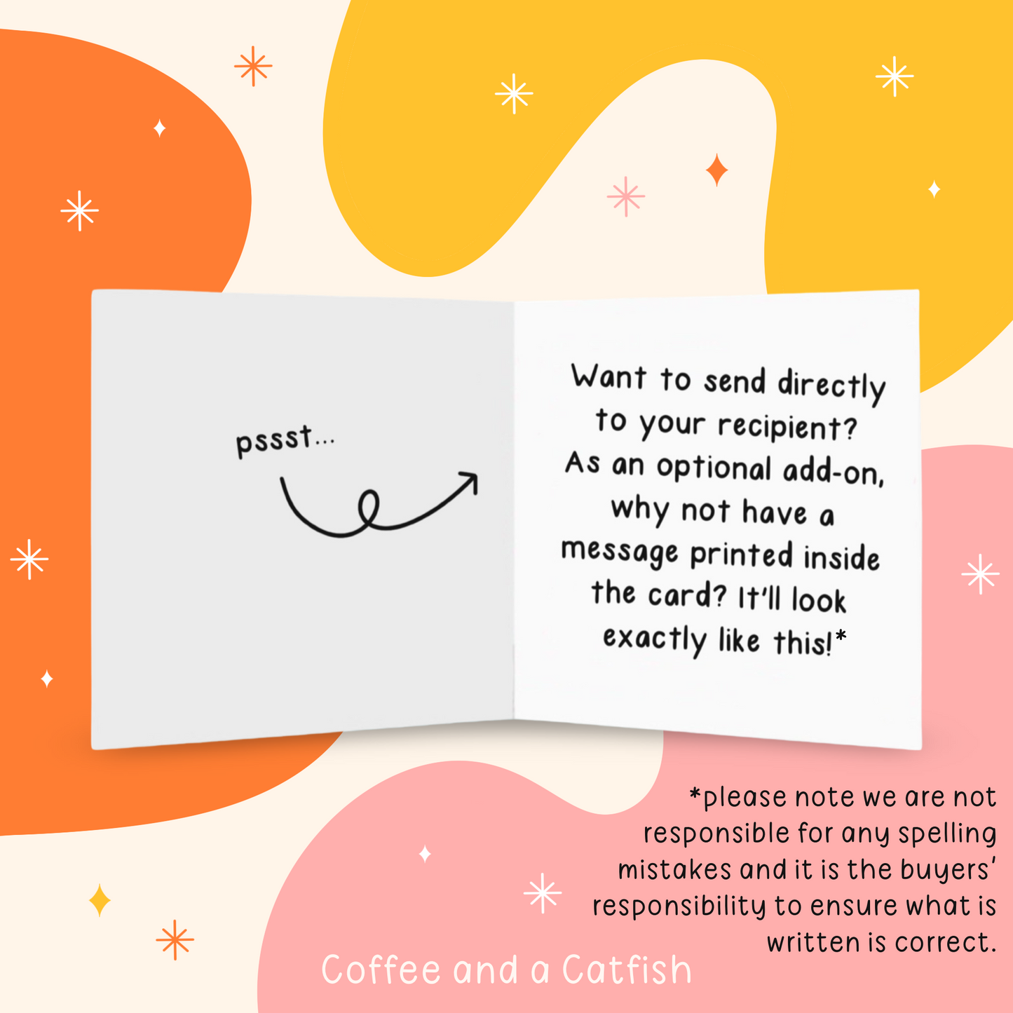 Sweary Cat Christmas Card image 3