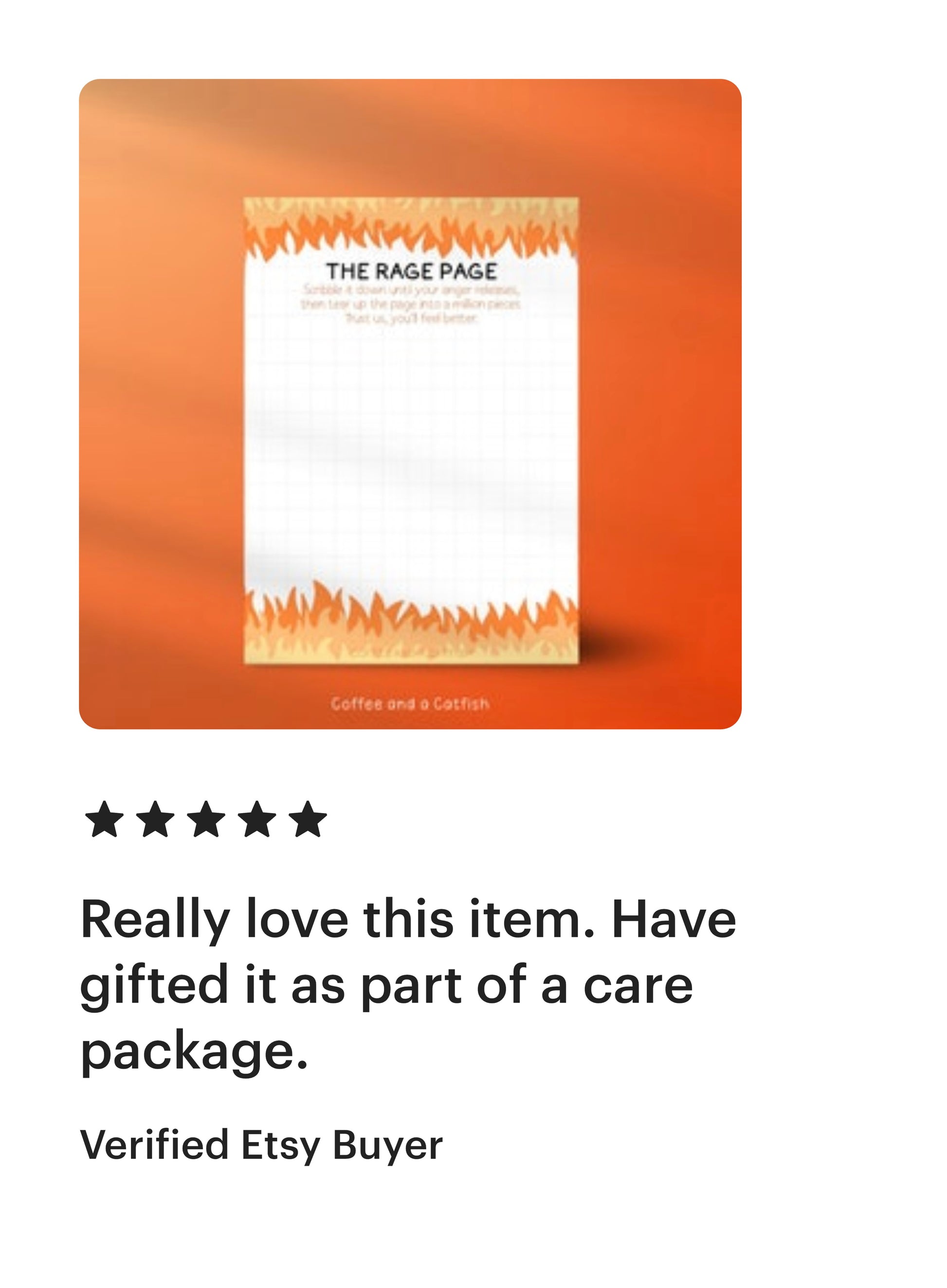 'The Rage Page' A6 Notepad image 10