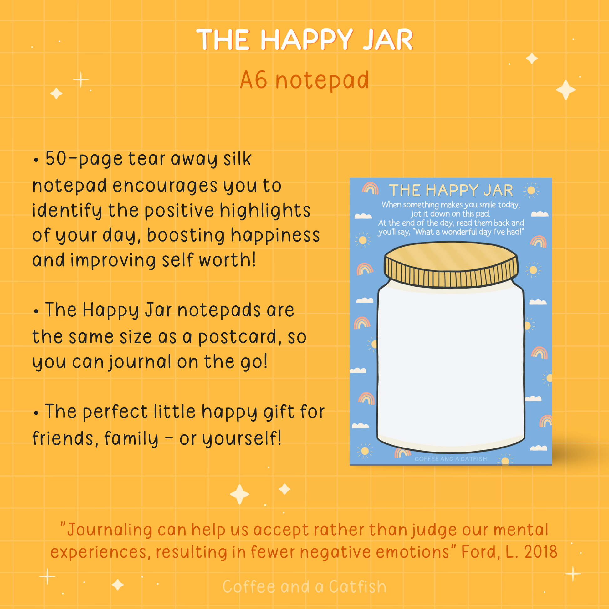 'The Happy Jar' A6 Notepad image 8