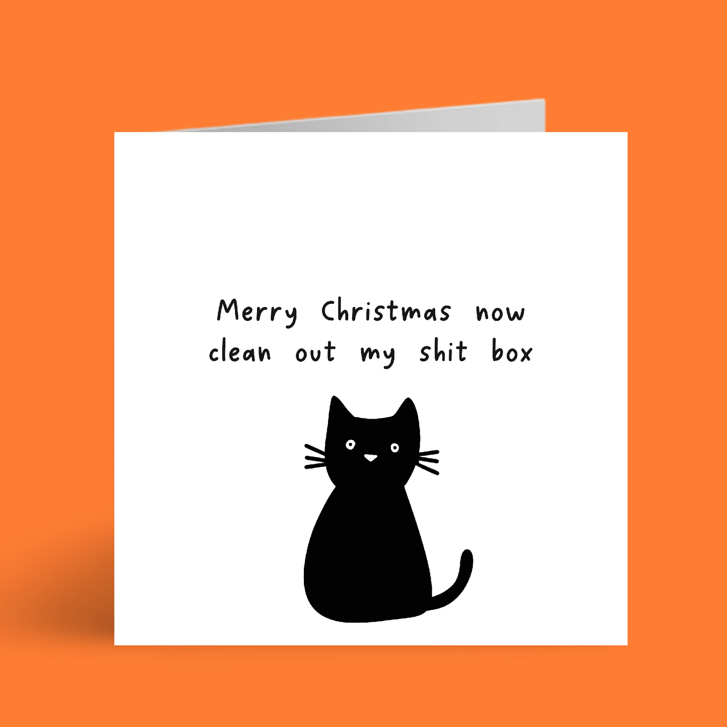 Sweary Cat Christmas Card image 2