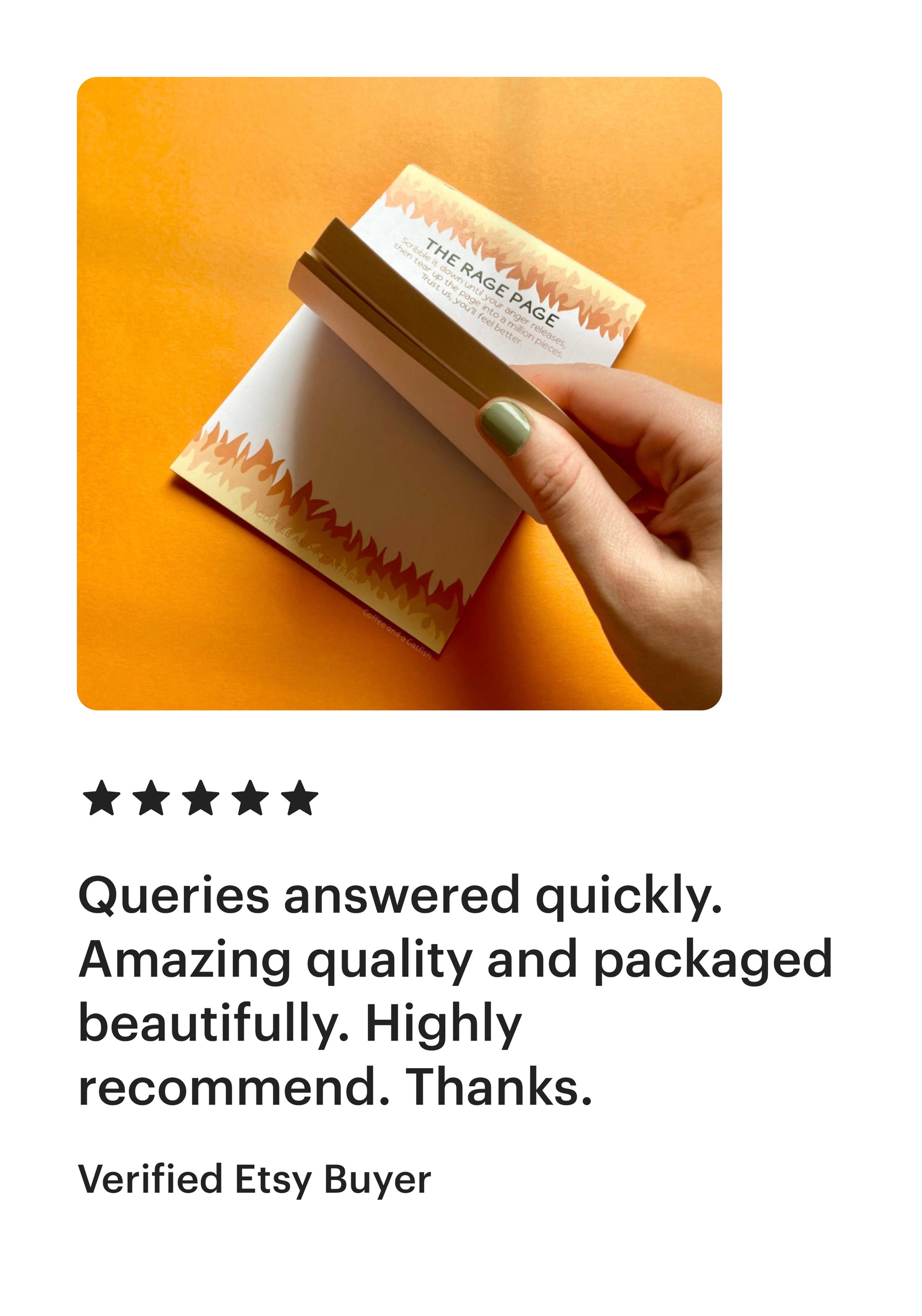 'The Rage Page' A6 Notepad image 9