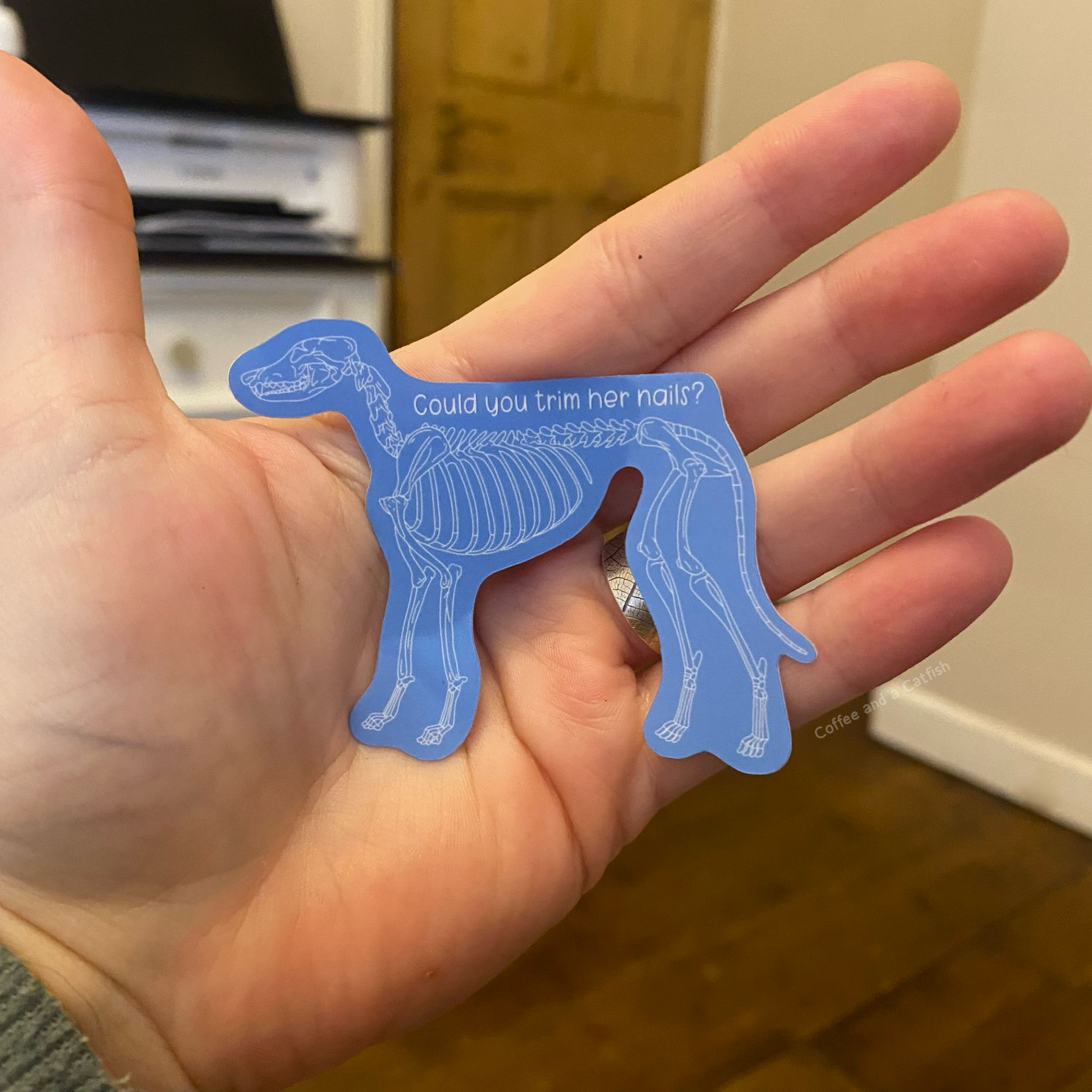 Emergency Nail Trim | Funny Veterinary Stickers image 2