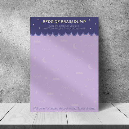 Bedside Brain Dump Notepad (A5) image 3
