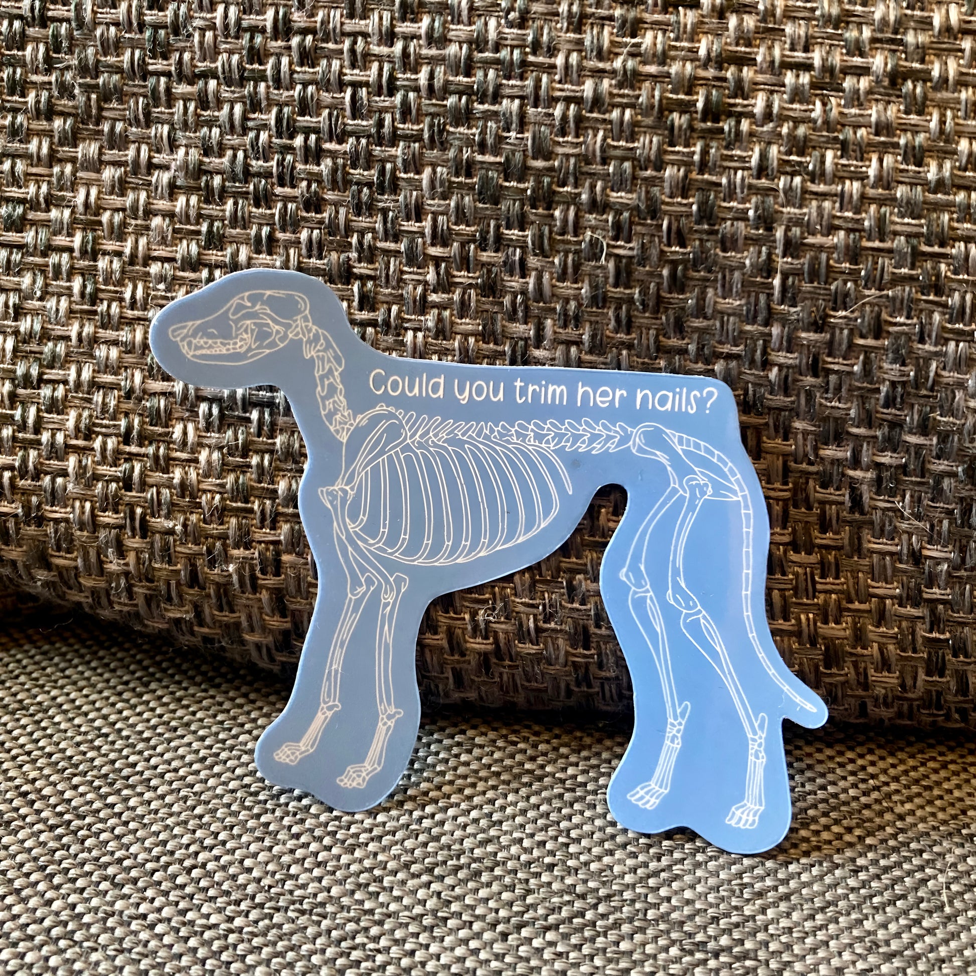 Emergency Nail Trim | Funny Veterinary Stickers image 1