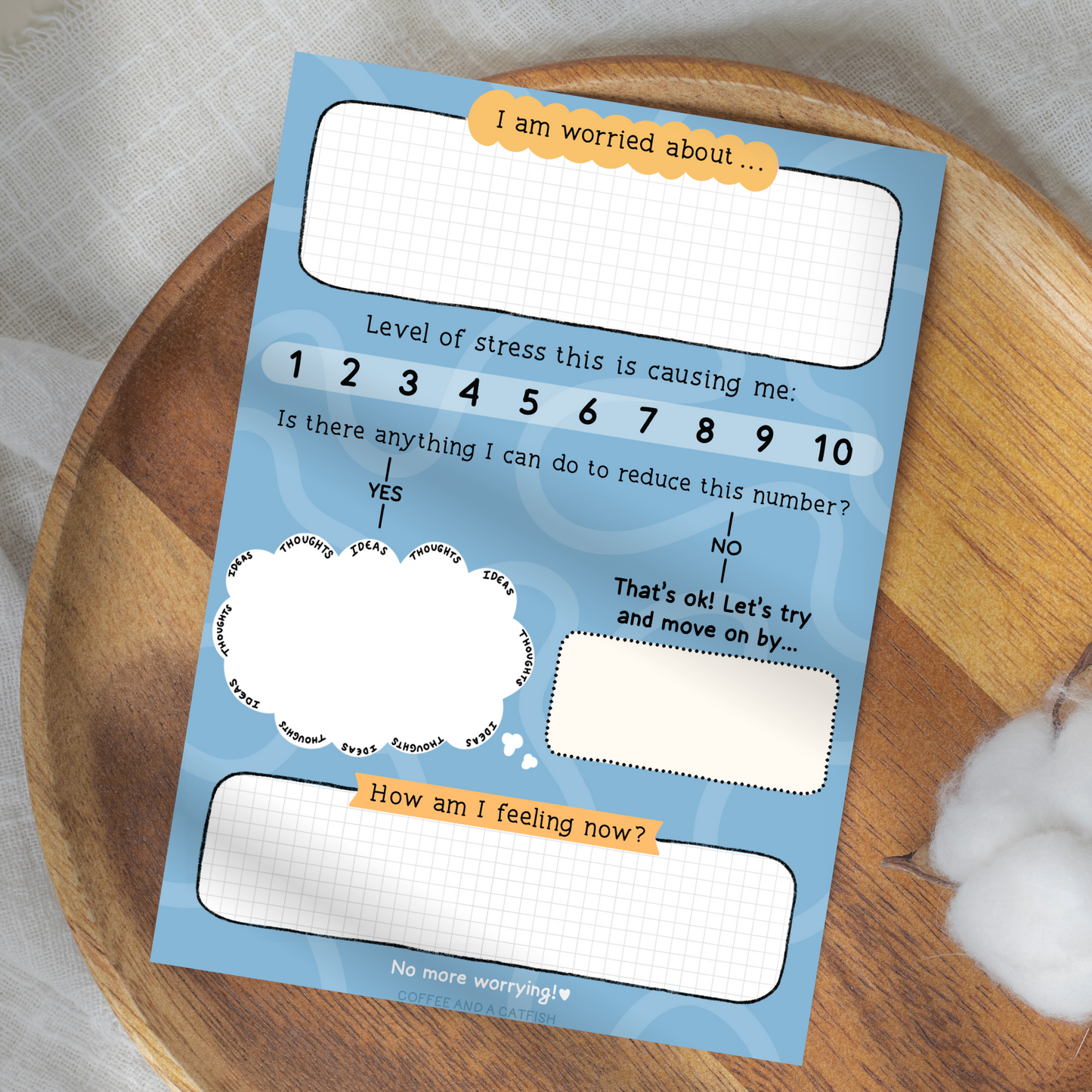 'The Worry Away' A5 Notepad image 6