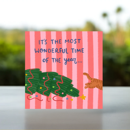 'Cat's Christmas' Funny Christmas Card