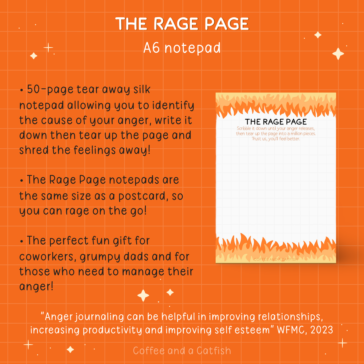 'The Rage Page' A6 Notepad image 8