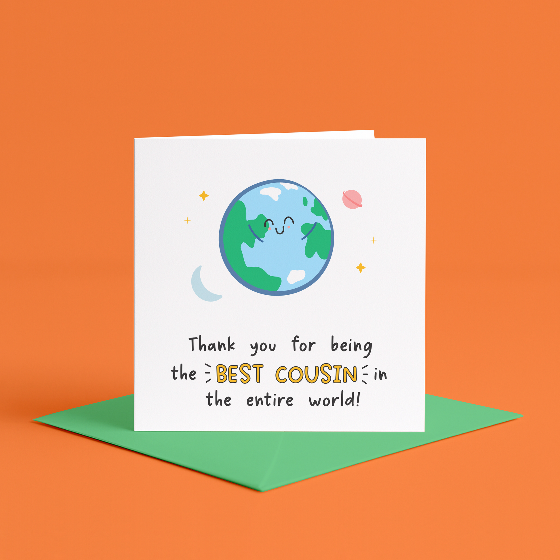 Cute Cousin Birthday Card, To The Best Cousin In The World Card, To My Cousin Birthday Card, Illustrated Card for Cousin, Thank You Cousin, Greeting card with Thank you for being the best cousin in the whole world, Special cousin thank you card, Best cousin ever card, Thank you cousin greeting card, Heartfelt card for best cousin, Cousin appreciation card illustration, Card for cousin with thank you, Best cousin in the whole world card, Thoughtful greeting card for cousin, for best cousin