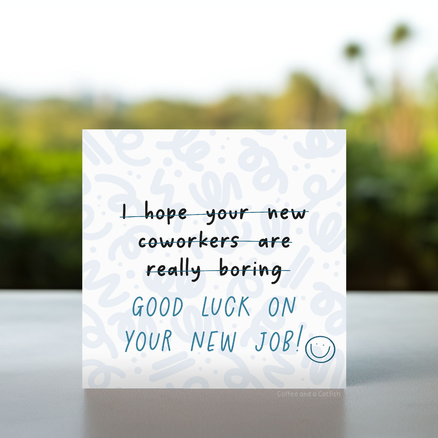 Goodbye work joke card, funny New colleagues card, funny Work farewell card, funny Leaving card for co-worker, Office humor card, Farewell card with joke, Funny office leaving card, Co-worker new job funny card, Best wishes card for colleague new job