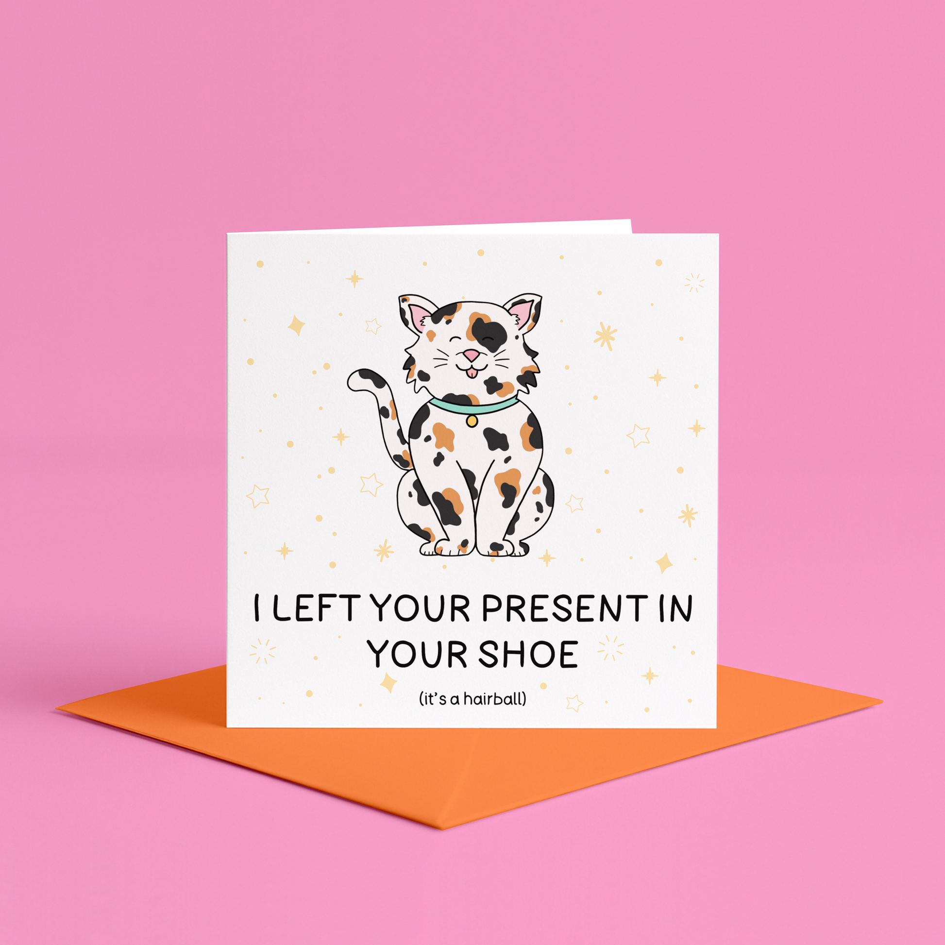 Funny birthday card for cat dad, funny birthday card for cat mum, cute card for cat lovers birthday, funny cat hairball card, funny cat dad birthday card, funny birthday card for cat lover, cat pun birthday card, sister birthday card from the cat
