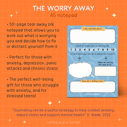 'The Worry Away' A5 Notepad image 8