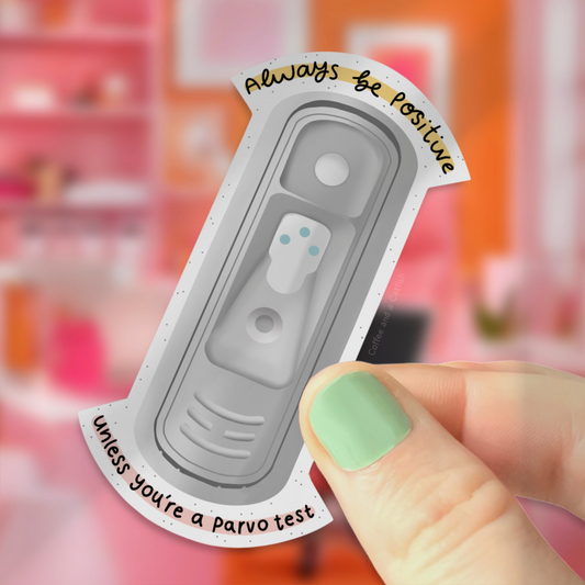 Positive Snap | Funny Veterinary Stickers image 0