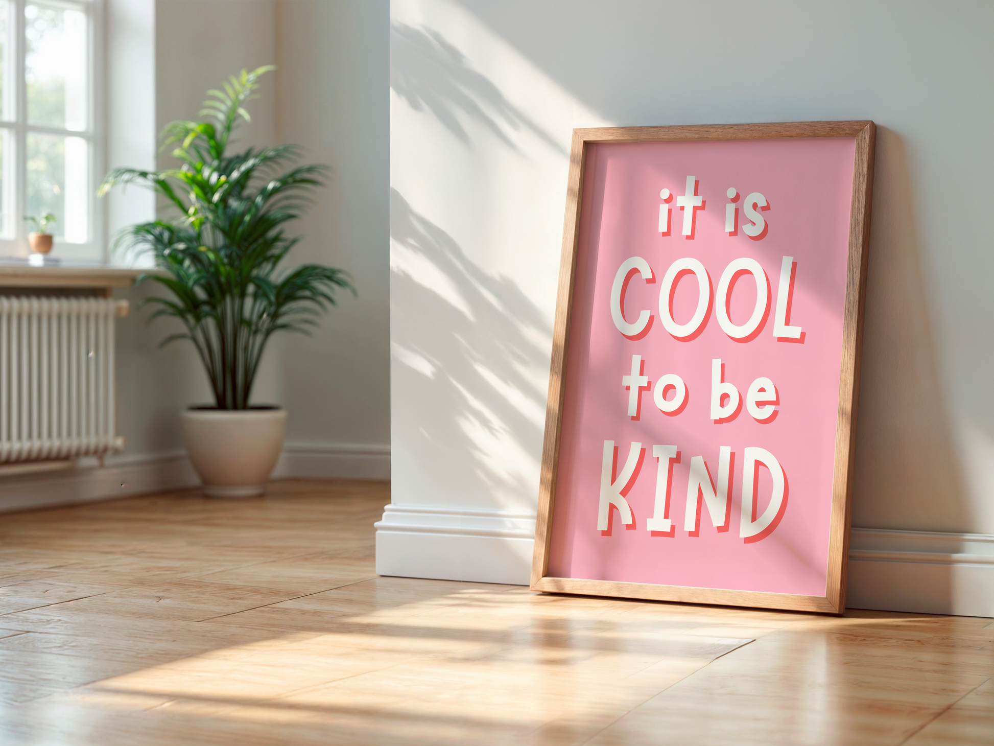 quote about kindness for little girls, pink tone educational wall art, stylish pink quote for nursery, quote for raising kind girls, wall print for girls’ room empowerment, pink feel-good message artwork, pretty pastel girl room decor, pink art print teaching kindness, motivational print for girls nursery, positive message pink tone, cute wall art for girls play space, pink themed kindness wall poster, quote print for teaching empathy in girls, pink tones girls classroom decor pink