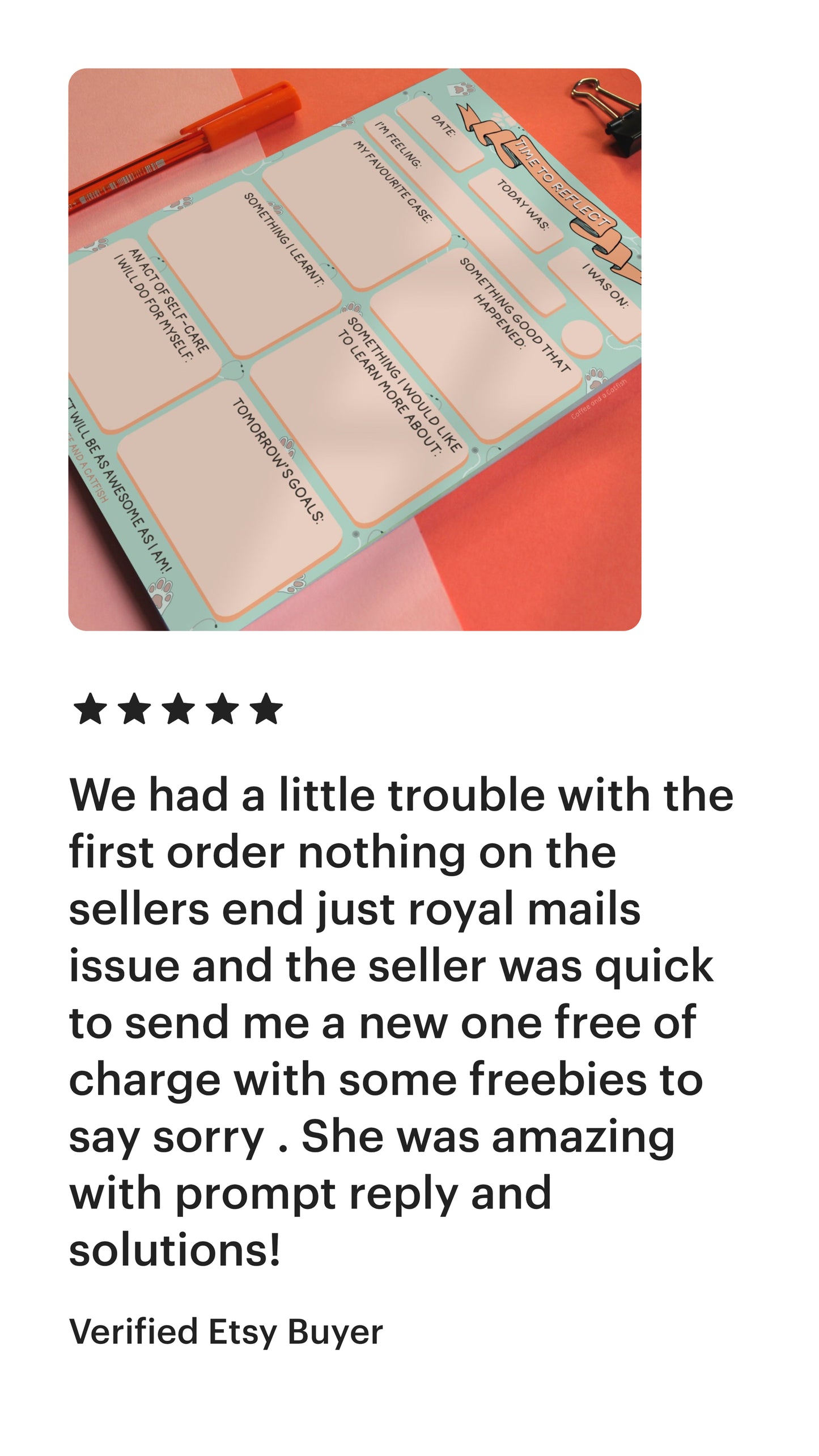 'Time to Reflect' A5 Veterinary Notepad image 6