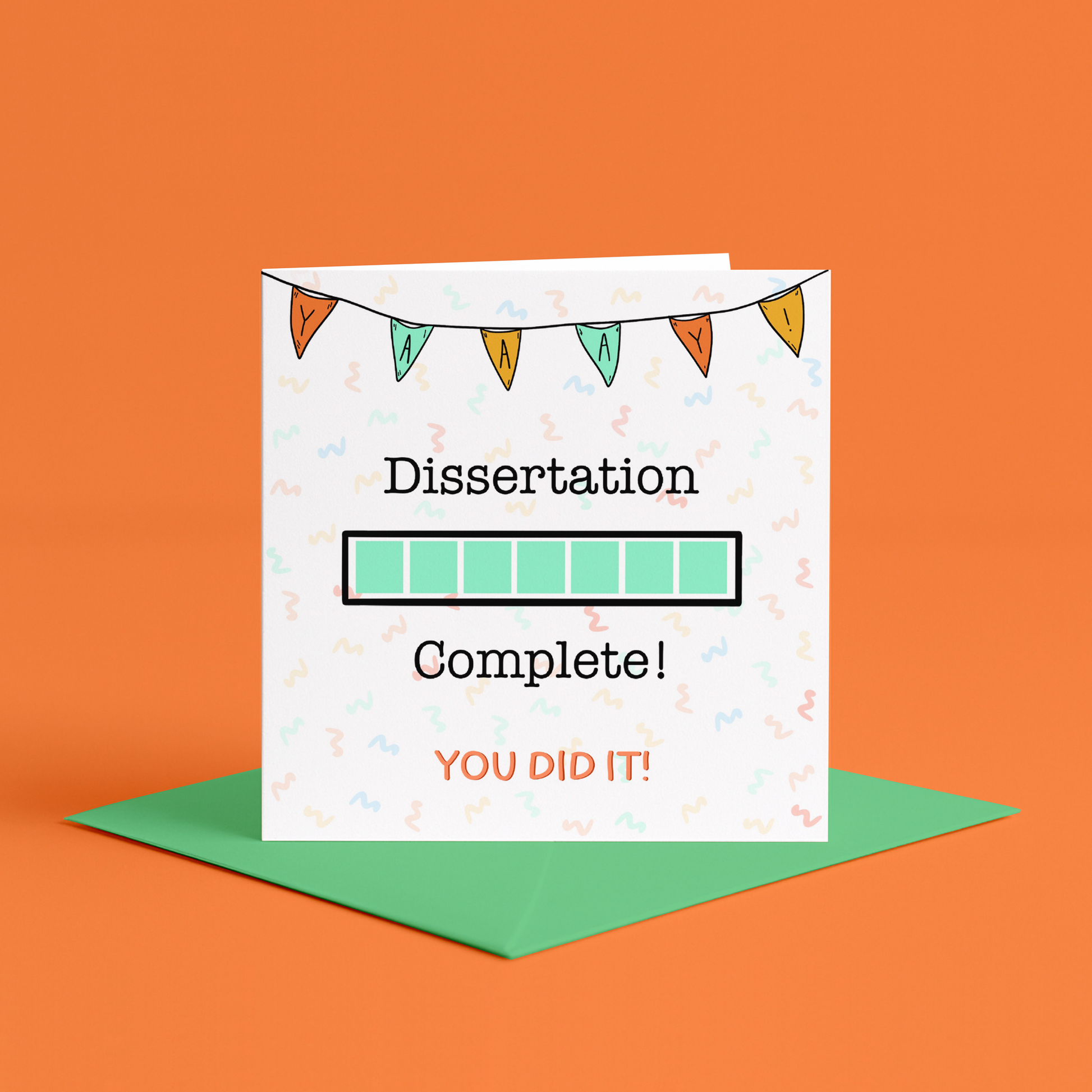 Dissertation complete card | Card for handing in dissertation, congratulations card uni student, congratulations dissertation,dissertation hand in, card for uni student, university congratulations card,card for dissertation hand in, well done uni