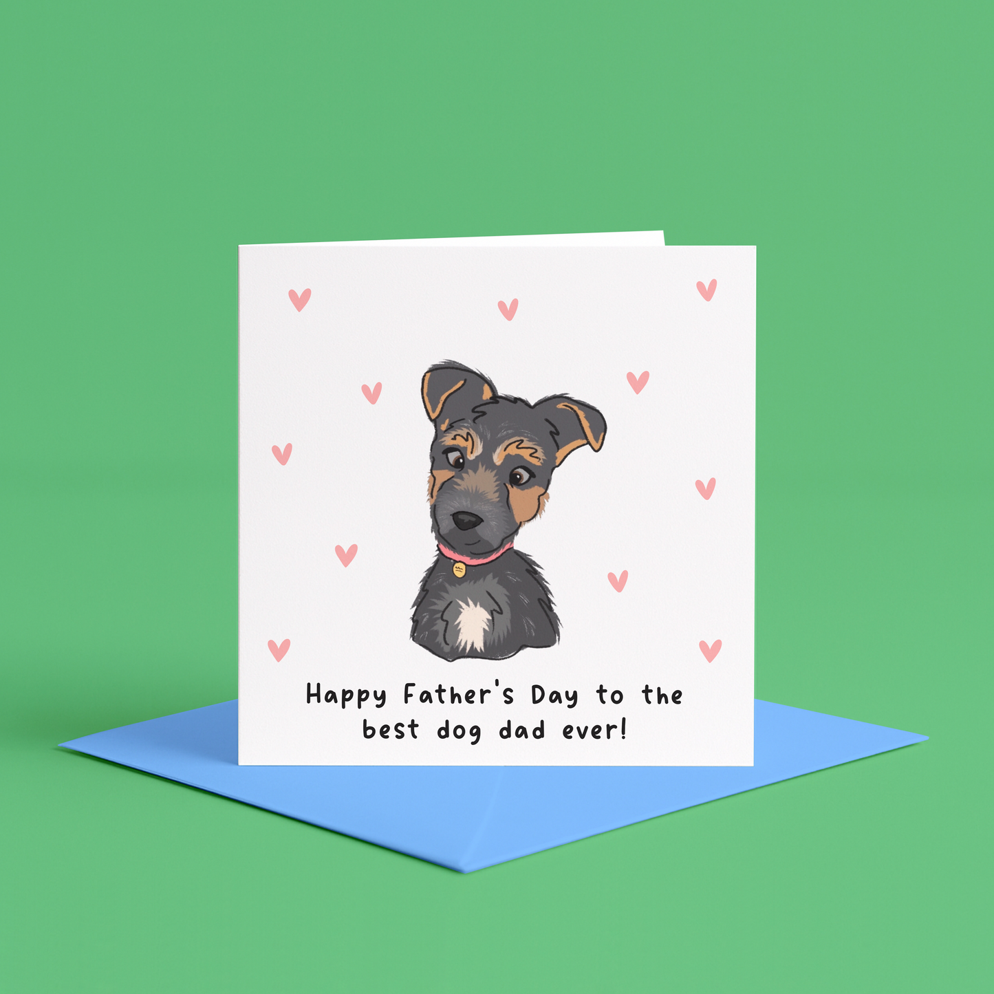 Fathers Day Card From The Dog | Best Dog Dad Ever Fathers Day Card, happy fathers day from the dog, happy fathers day dog dad from the puppy, happy dog dad day card, happy birthday dog dad from the dog card, to dad from dog card, fathers day dog card, Funny fathers day card from the dog, cute fathers day card from the dog, cute fathers day card for dog dad, cute fathers day card for dog owner, cute fathers day card from puppy, cute fathers day card for terrier dad, for doggy daddy card