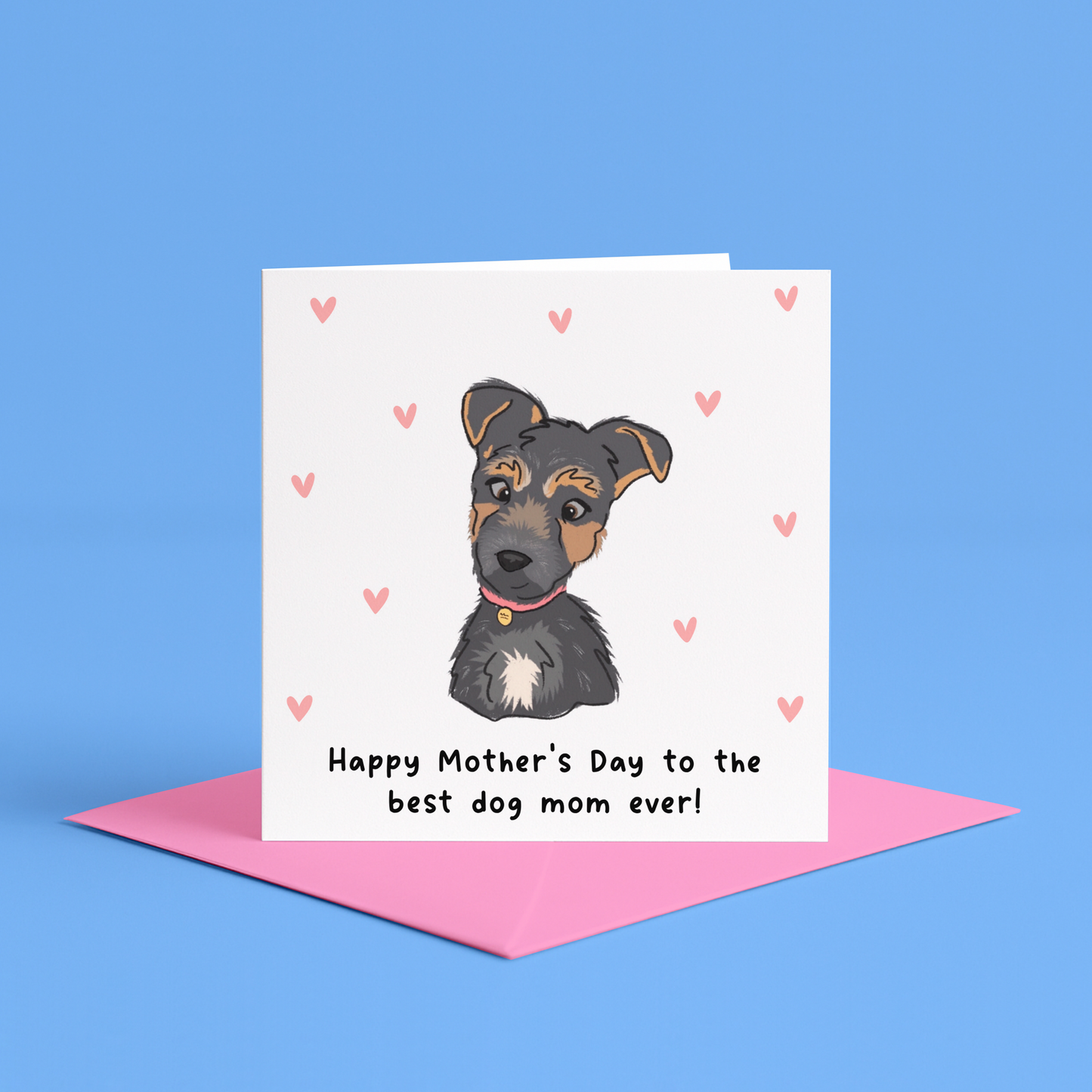 Funny Dog Lover Card: I Love You More Than Treats, DOG MUM card for dog lover greeting card, Dog Mum Card - Cute Paw Prints Card - A6 Card and Envelope - Optional: post to recipient with personal message, Dog Mum Mom Birthday Card - Best Dog Mom, Dog Mum Mother's Day Card | Best Dog Mum Card, From Your Dog, From Fur Baby, Mother's Day Card from Your Pup, Best Dog Mummy Mothers' Day