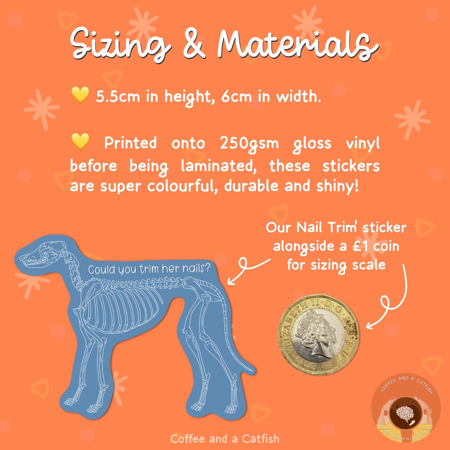 Emergency Nail Trim | Funny Veterinary Stickers image 4