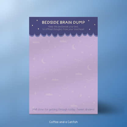 Bedside Brain Dump Notepad (A5) image 1