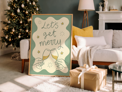 ohsodaisy christmas print, ohsodaisyshop christmas print, Merry And Bright Christmas Text Quote Art Print | Unframed A6 A5 A4 A3 A2 A1 | Holly Berry Festive House Wall Decor Statement Colourful, Merry Christmas Ya Filthy Animal Bow Print, Christmas Gift Unframed Typography Sage green Living Room Bedroom Modern Holiday Decor Wall Art, Let's Get Merry Christmas Print | Fun Christmas Decor, Christmas Drinks Poster, Sage Green Kitchen Christmas Poster, Cute Secret Santa Gift