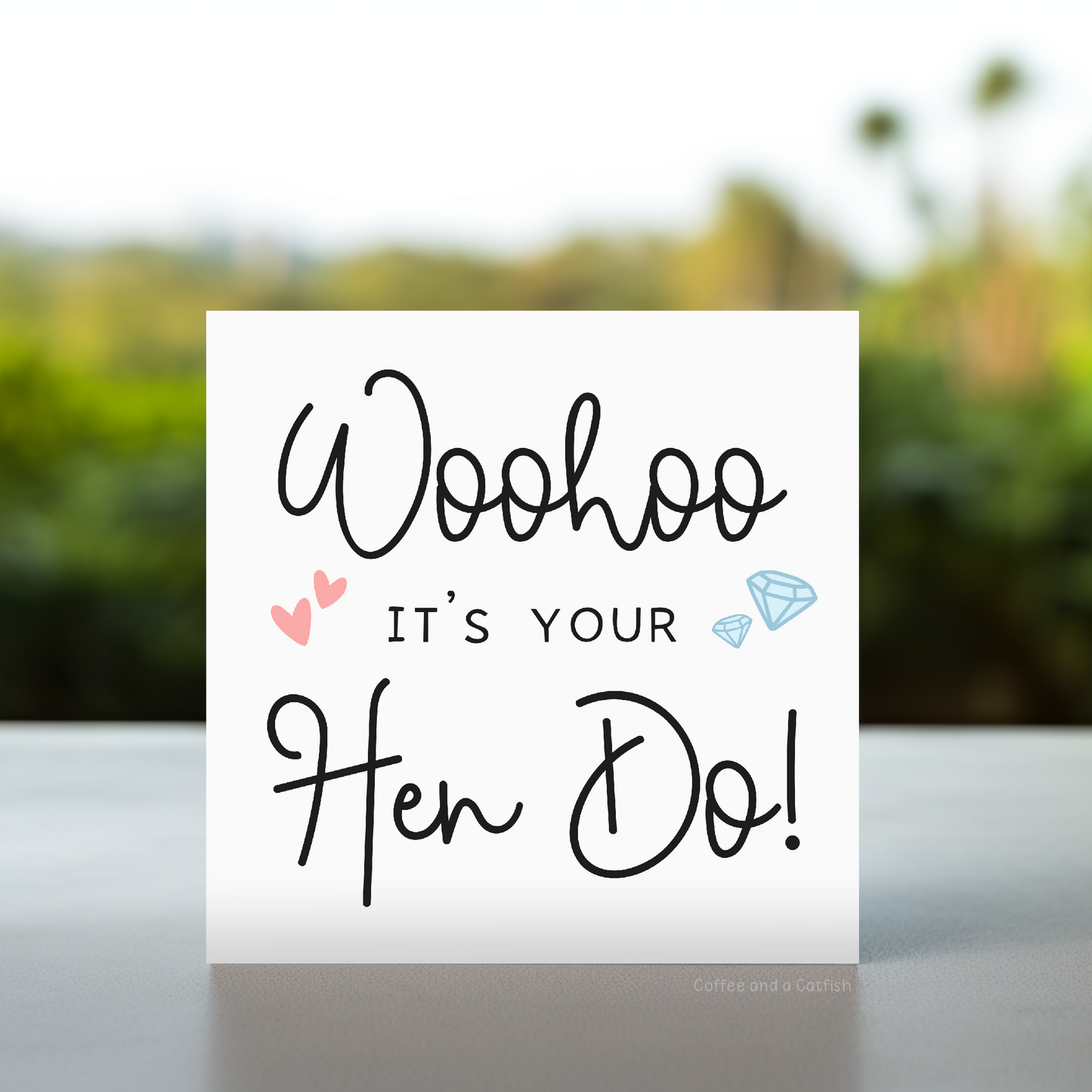 Hen Party Card, Woo Hoo Its Your Hen Do Card, Bride to Be Card, Wedding Card, Hen Night Card, happy hen doo card, happy hen do card, sten do card, funny hen party card, its your hen do card, hen do personalised card, hen cards for bride to be card