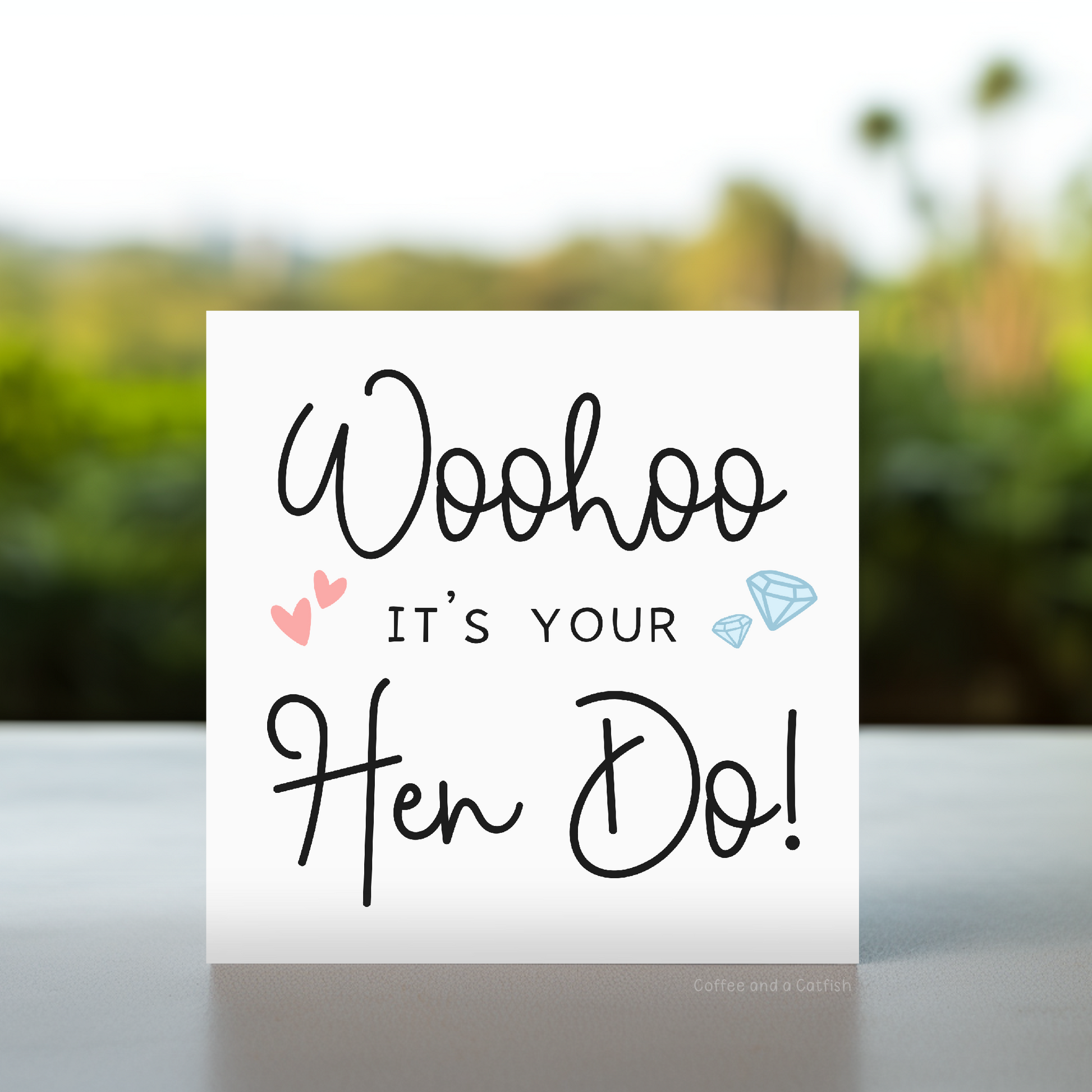 Hen Party Card, Woo Hoo Its Your Hen Do Card, Bride to Be Card, Wedding Card, Hen Night Card, happy hen doo card, happy hen do card, sten do card, funny hen party card, its your hen do card, hen do personalised card, hen cards for bride to be card