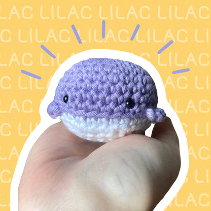 Crochet worry whale | Fidget toy cute, anxiety relief gift, handmade worry pet, mental health tools, stress toys for anxiety, adult anxiety