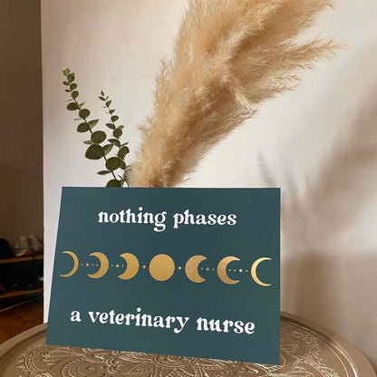 Vet Nurse Gold-foiled Print | Gift for Vet Nurse, for Student Vet Nurse, Vet Nursing gifts, veterinary nursing art, vet nursing students