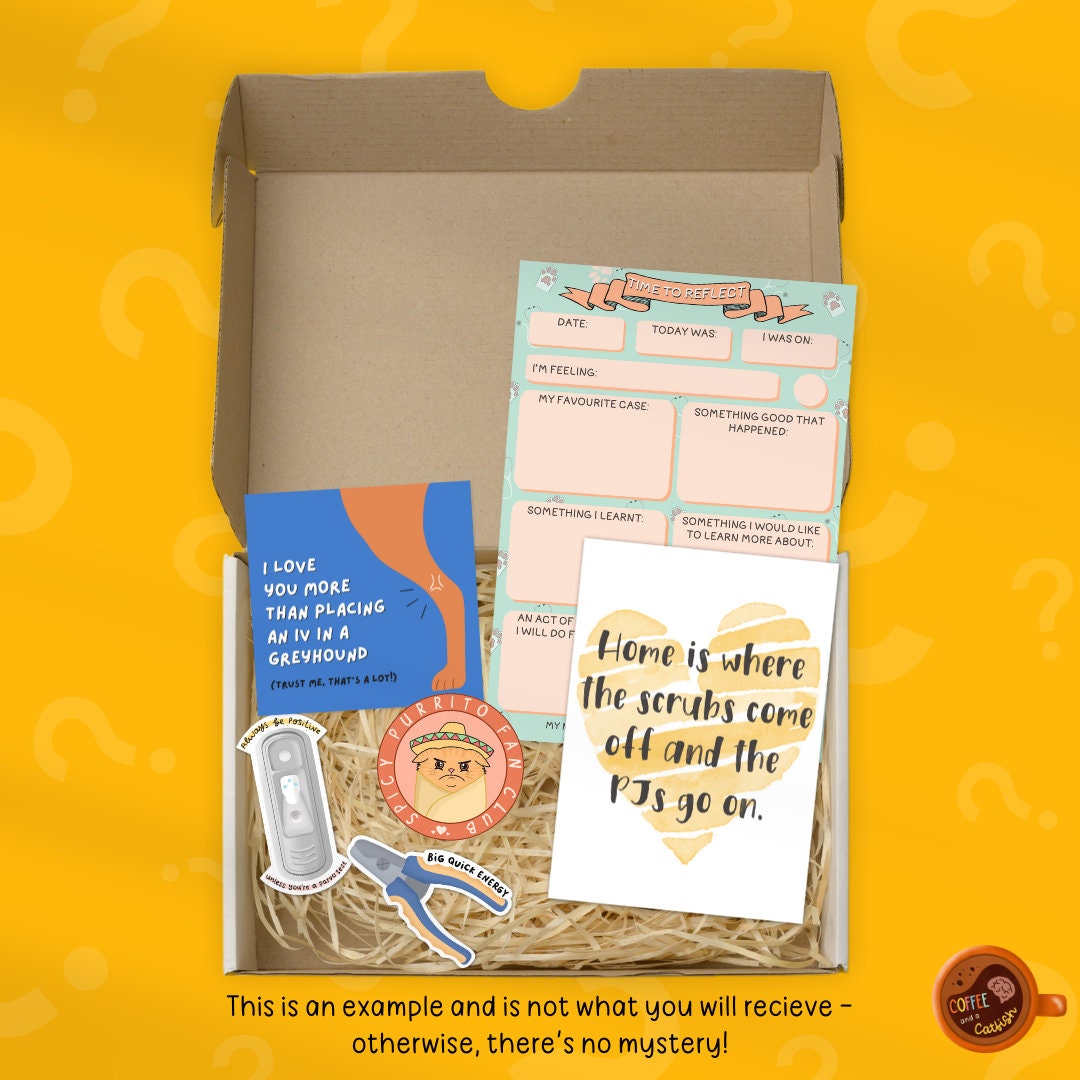 Vet Mystery Box | vet med mystery gift, vet student bundle, veterinary bundle, vet med gifts for vet, thank you vet, veterinary student gift