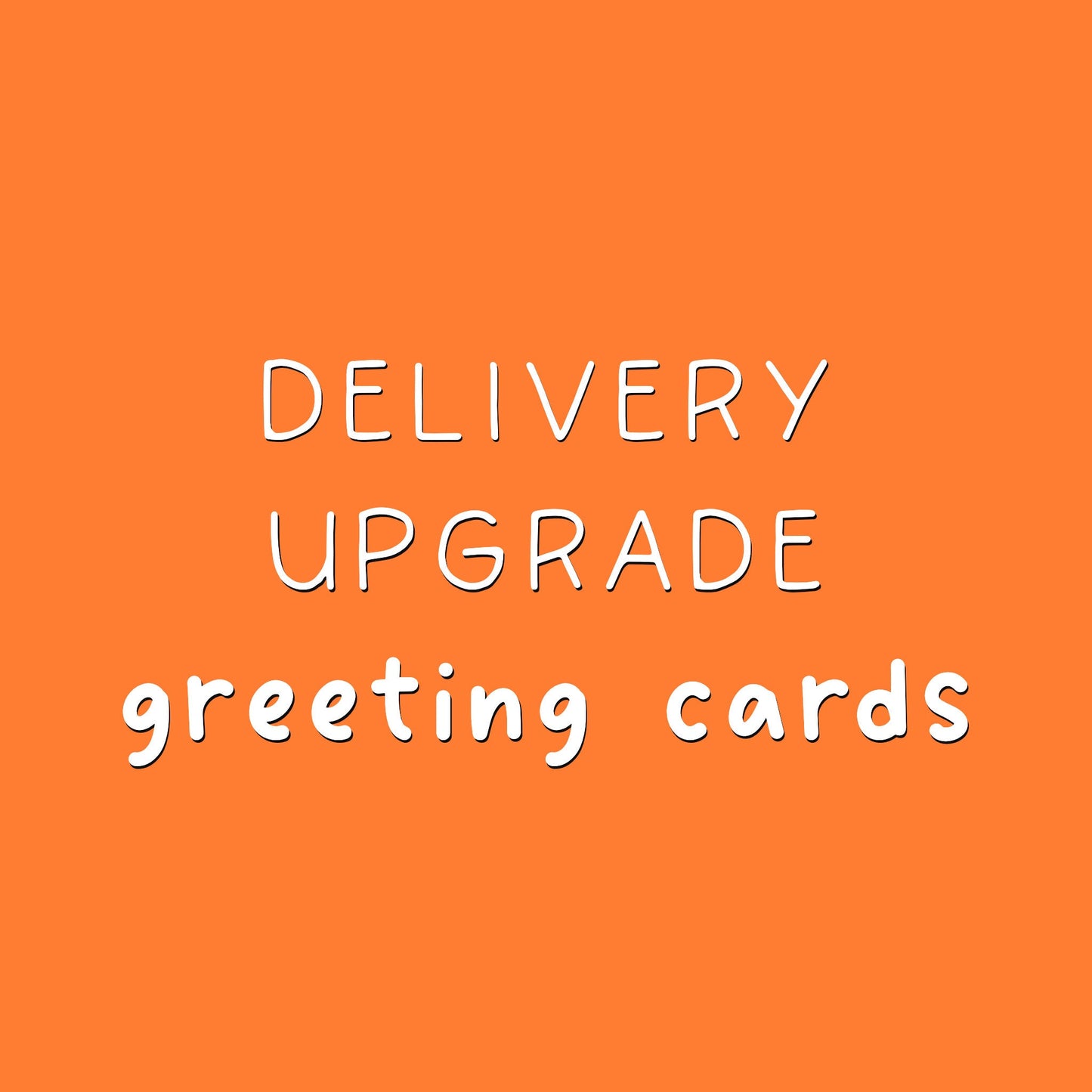 Delivery Upgrade for Greeting Cards (Coffee and a Catfish- UK ONLY)