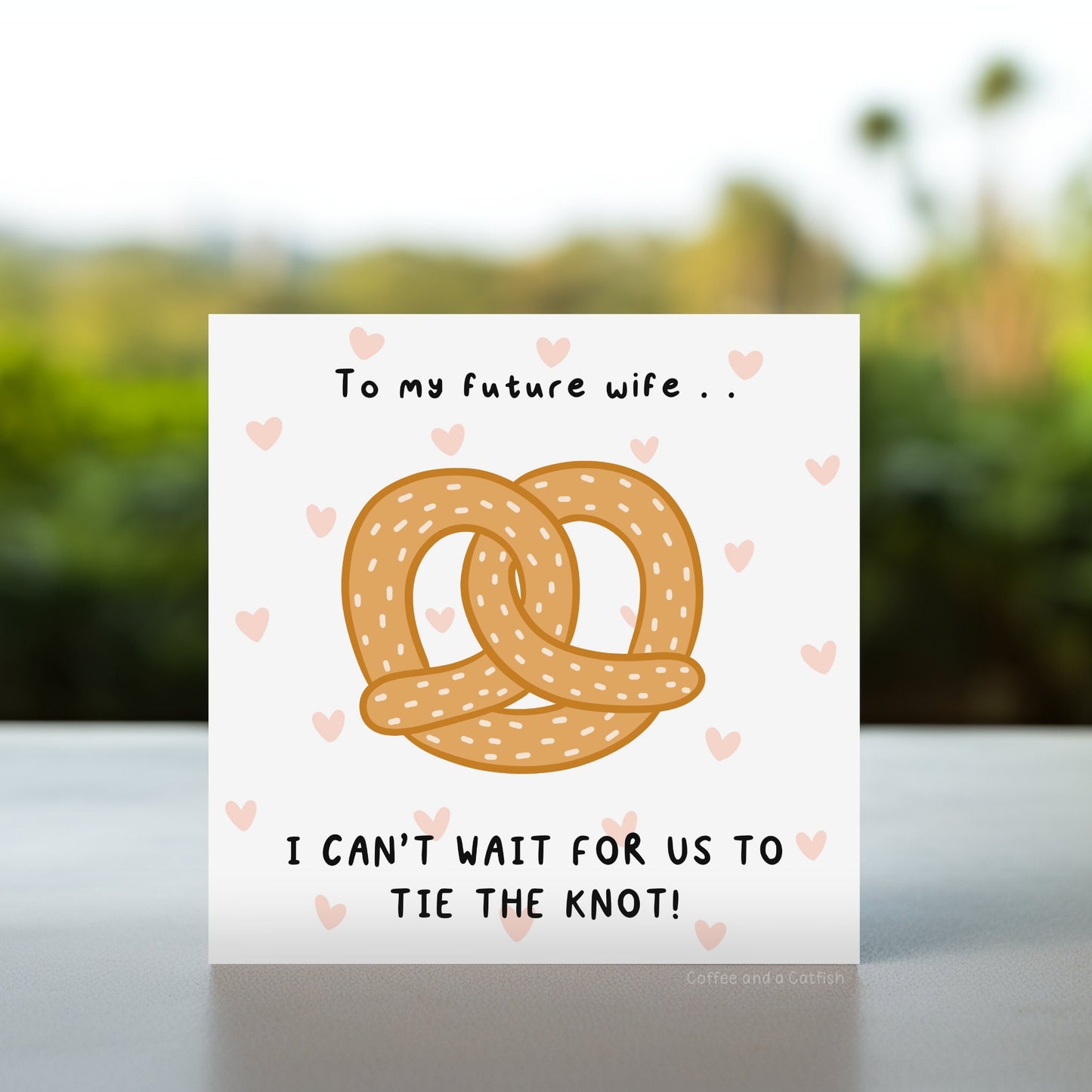 To My Future Wife Card | Cute Card for Fiancée, To My Bride to Be, I Can't Wait To Marry You Card, Fiancée Birthday Card, Anniversary Card