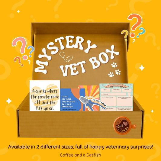 Vet Mystery Box | vet med mystery gift, vet student bundle, veterinary bundle, vet med gifts for vet, thank you vet, veterinary student gift
