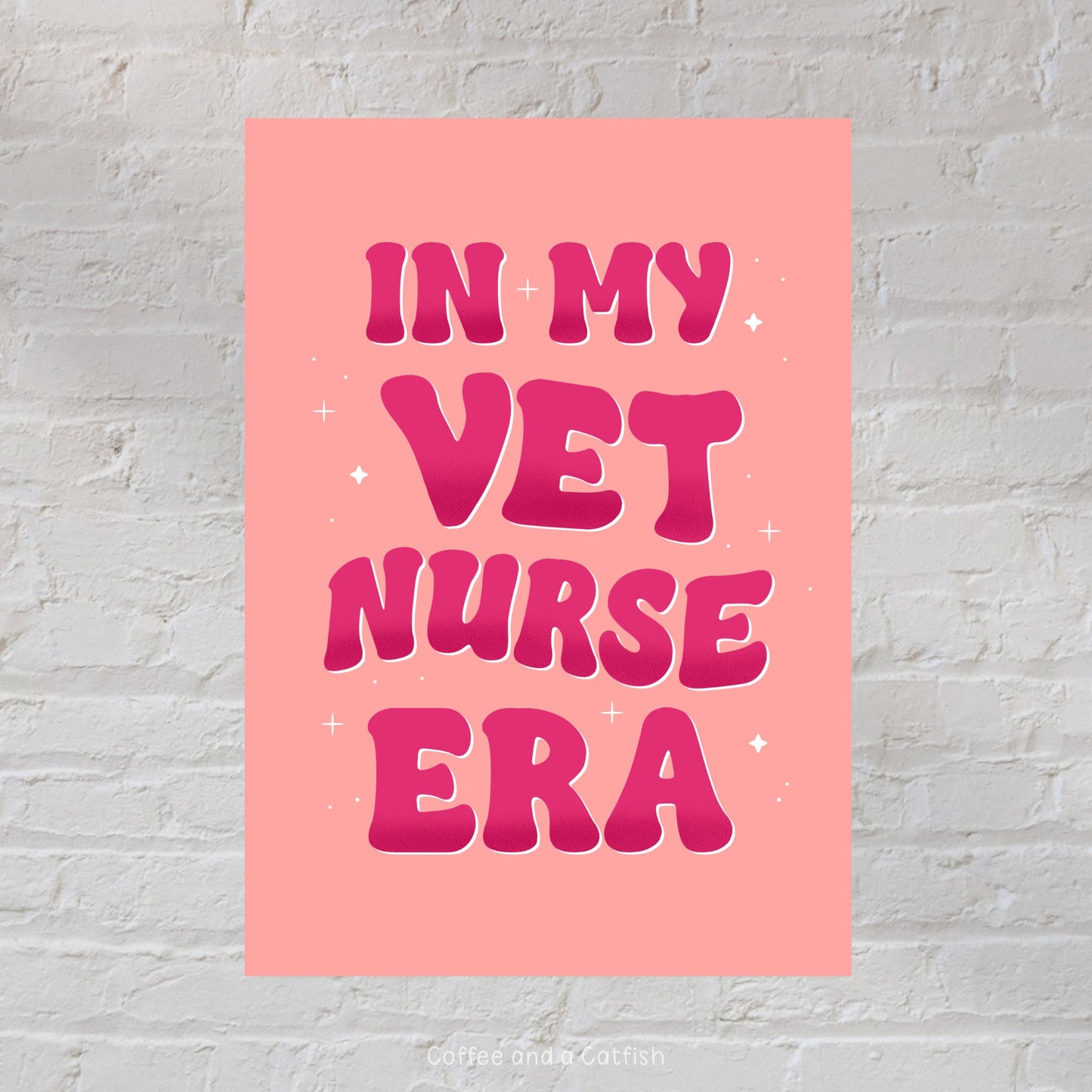 In My Vet Nurse Era | Vet Nurse Print, Vet Nursing Print, Vet Nursing Gift, Vet Nurse Gifts, Veterinary Nurse Print, Veterinary Nurse Gifts