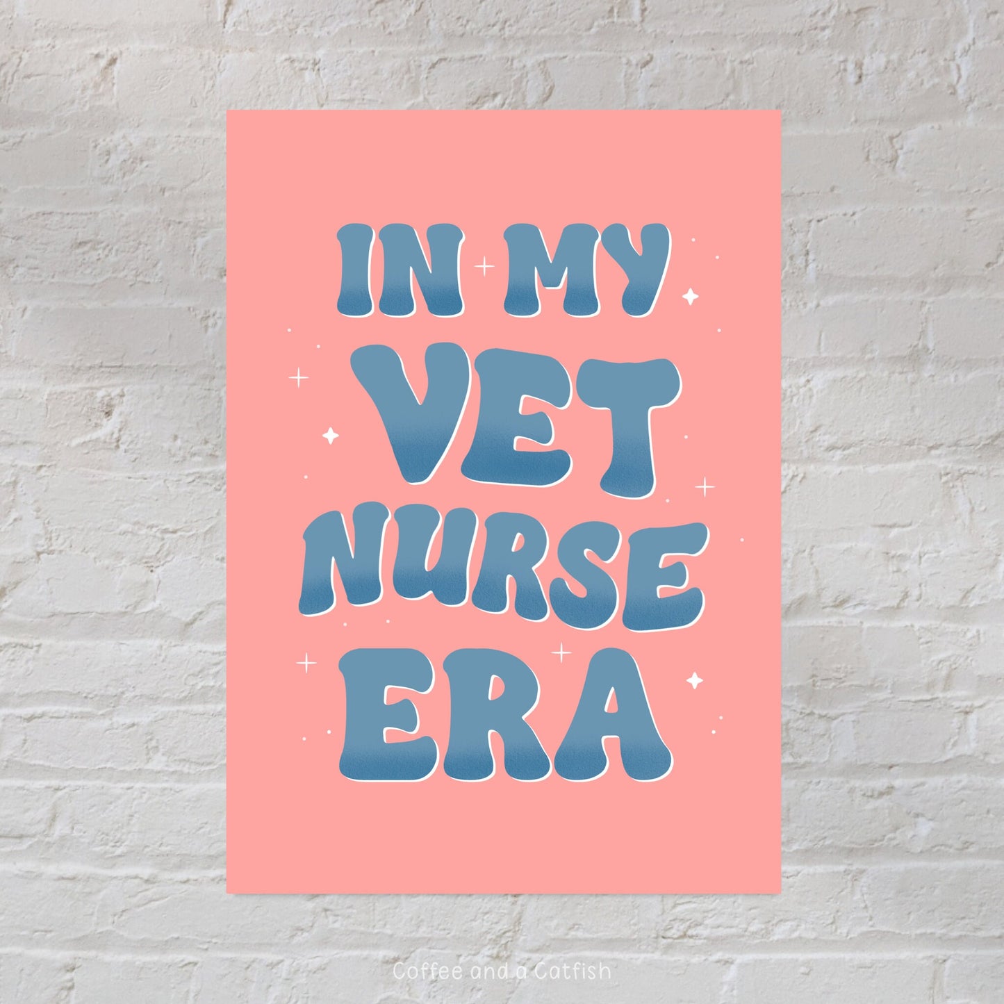 In My Vet Nurse Era | Veterinary Nurse Print, Vet Nurse Print, Veterinary Nurse Gifts, Vet Nurse Gifts, For Vet Nurse, Vet Nursing Print