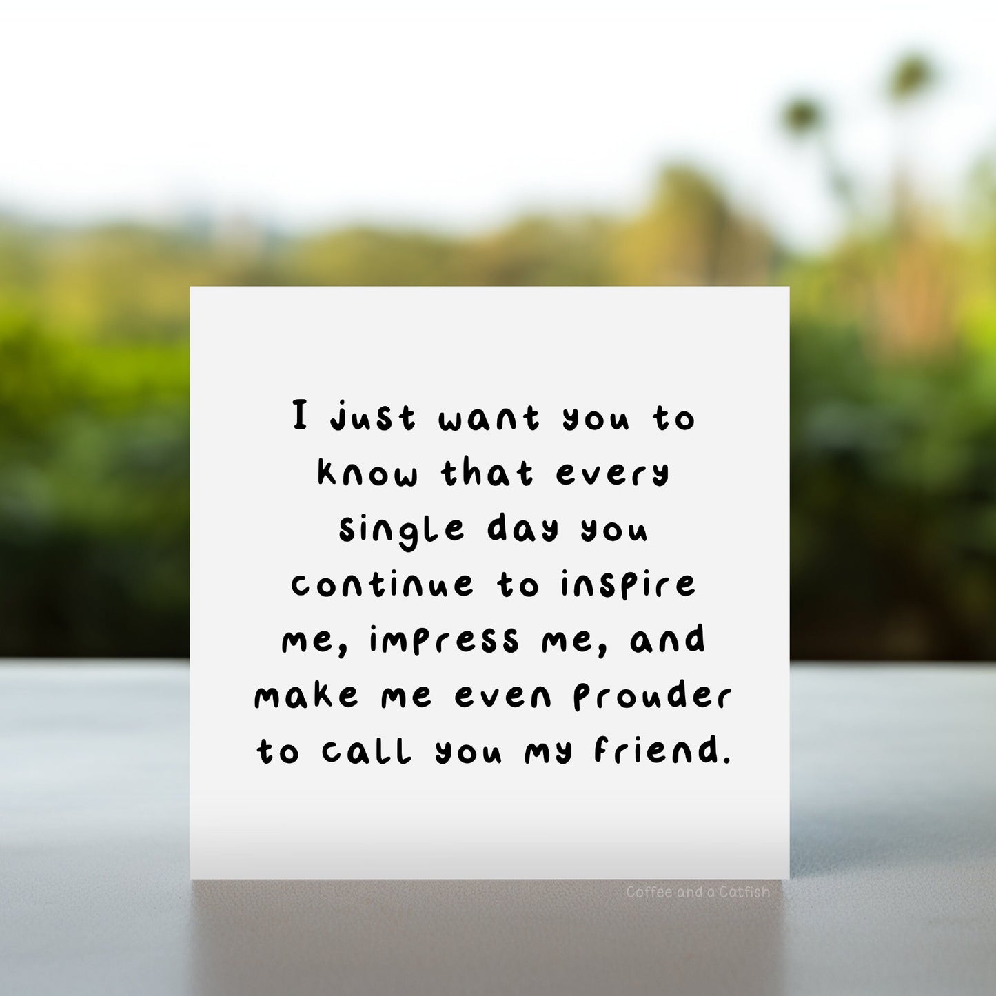 Friendship card | Proud of you card, Proud to be your friend, well done friend, encouragement card, positivity mental health card for friend