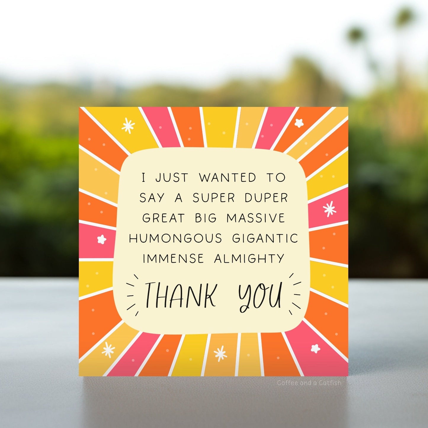 A massive thank you card | Thank you so much cards, I really appreciate you card, thank you for your help cards, thank you cards for friends