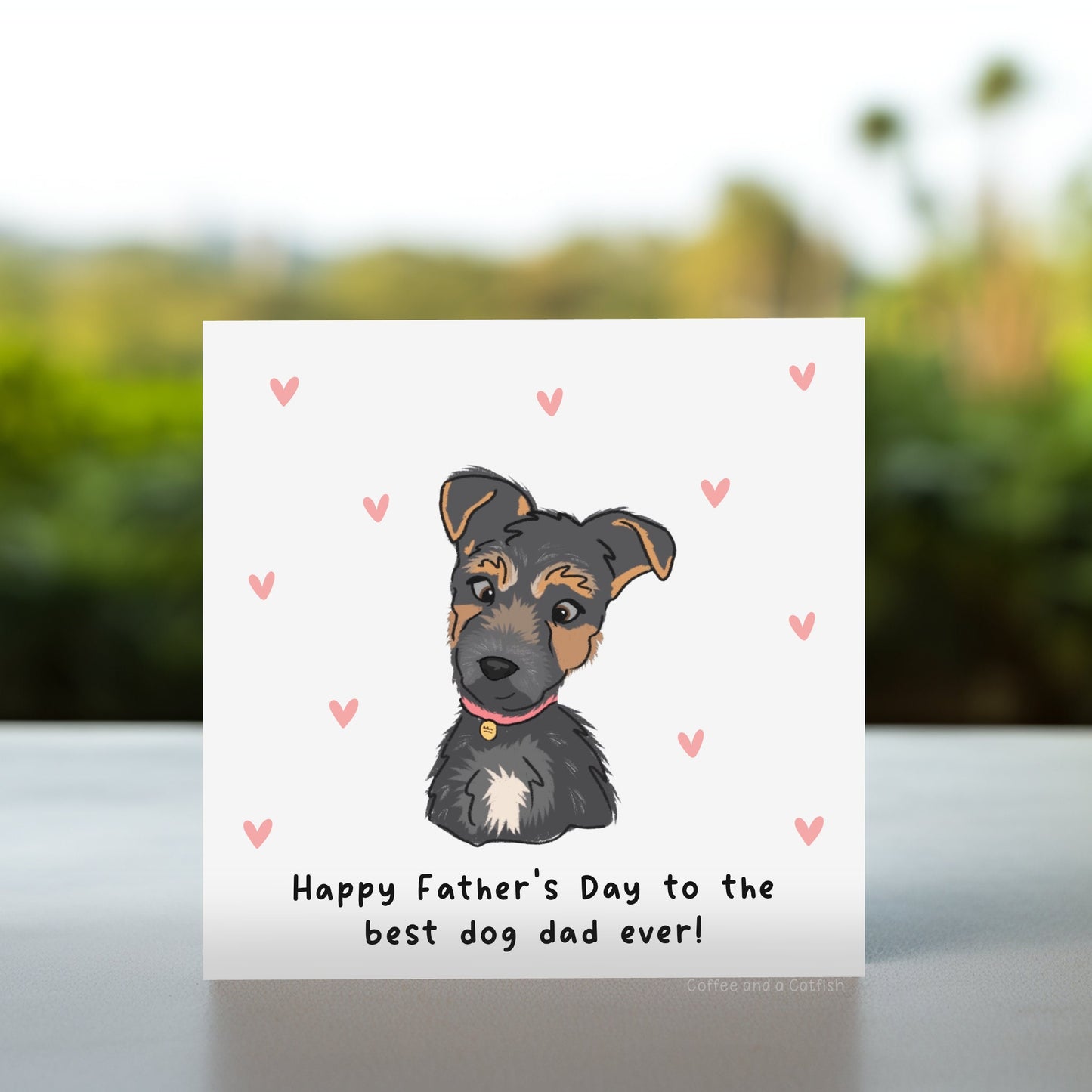 Best Dog Dad ever Father’s Day card | Happy Father’s Day from the dog, from your dog, fur baby Father’s Day, funny dog Dad Father’s Day Card