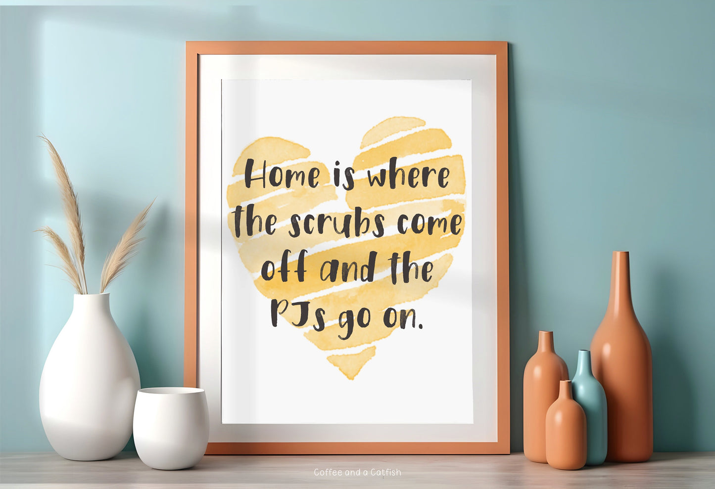 Home Is Where | Nursing Prints, Peds Nurse Gifts, Doctor gift, Thank you nurse gifts, thank you doctor gifts, Medical gifts, medical prints