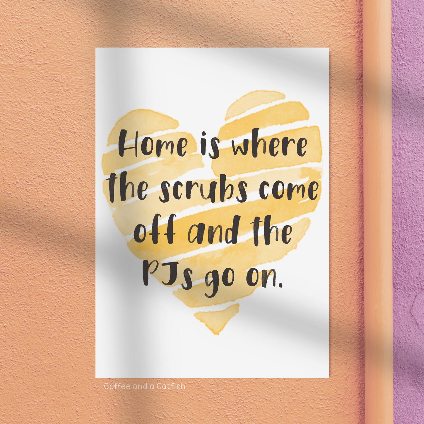 Home Is Where | Nursing Prints, Peds Nurse Gifts, Doctor gift, Thank you nurse gifts, thank you doctor gifts, Medical gifts, medical prints