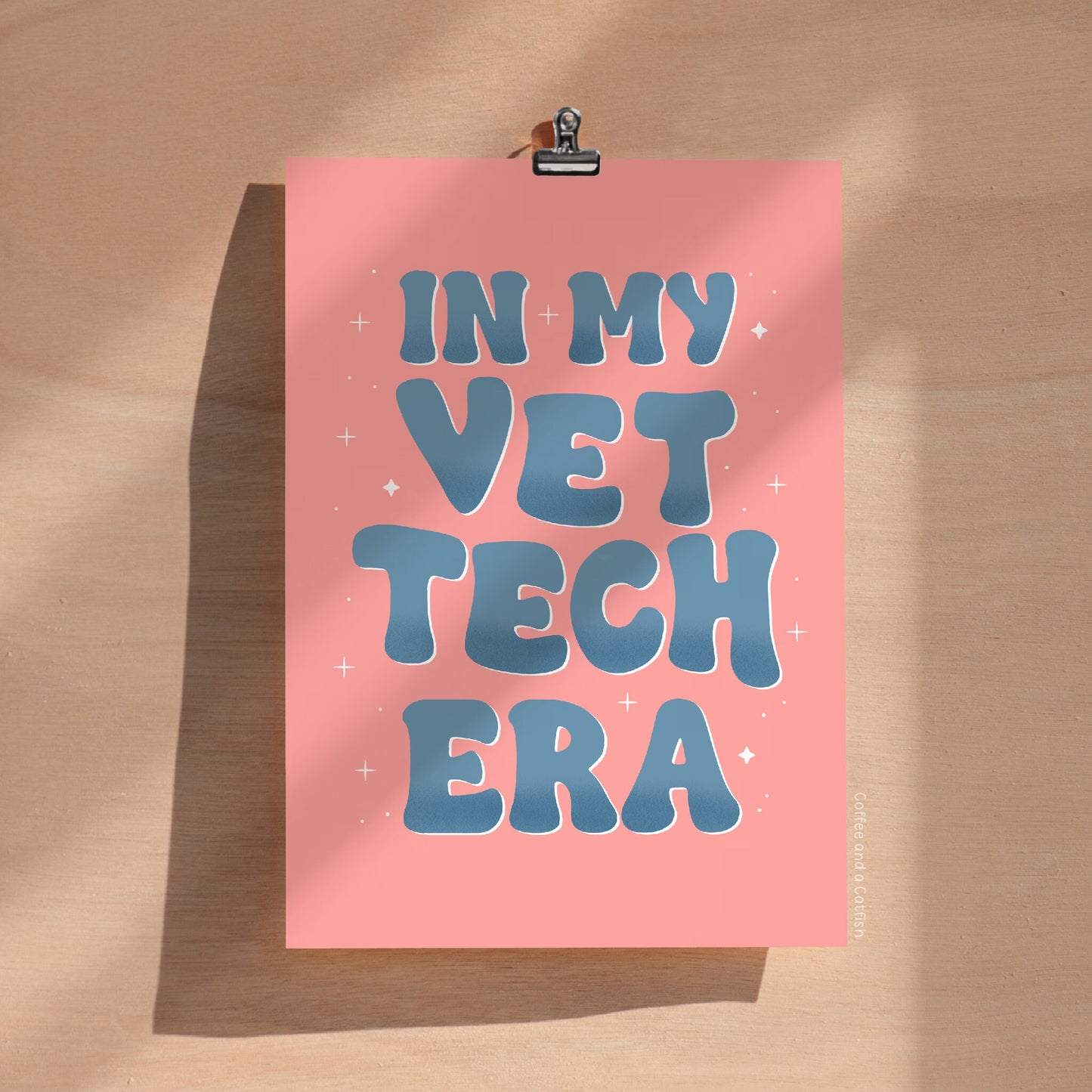 In My Vet Tech Era | Vet Nurse Print, Veterinary Technician Gift, Vet Tech Gifts, Vet Tech Print, Print for Vet Tech, Licensed Vet Tech Gift