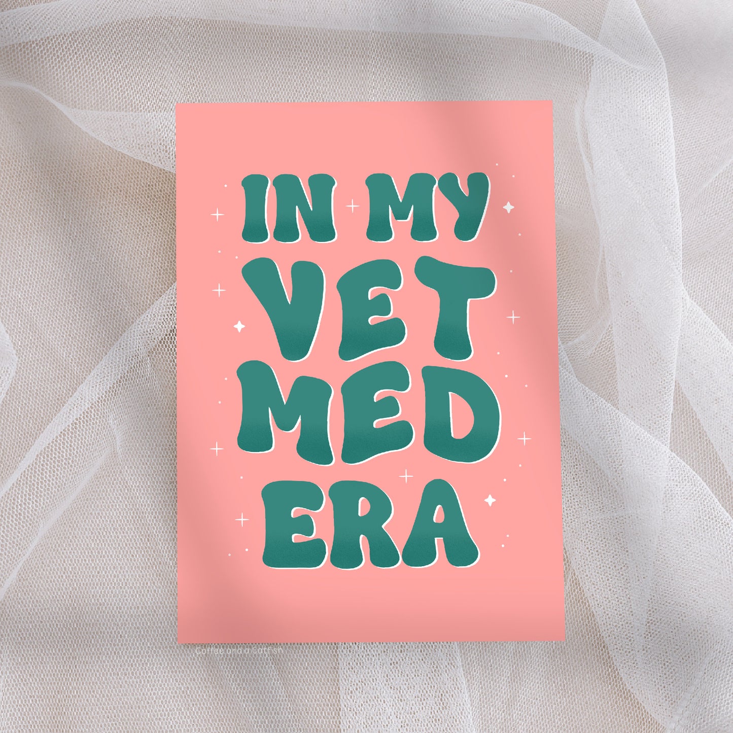 In My Vet Med Era | Vet Med Print, Veterinary Medicine Gift, Vet Assistant Gifts, Vet Print, Print for Vet Clinic, Vet practice decor prints