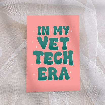 In My Vet Tech Era | Vet Tech Print, Veterinary Technician Gift, Vet Tech Gifts, Lvt Print, Rvt Print, Cvt Print, LVT gifts, Vet Tech Gifts
