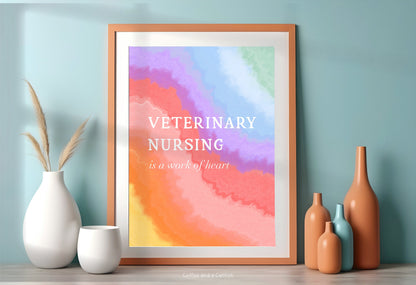 Veterinary Nursing Print, Vet Nurse Print, Vet Nurse Gifts, Vet Nurse Gifts For Veterinary Nurse, Vet Nursing Print, Veterinary Nurse Gifts