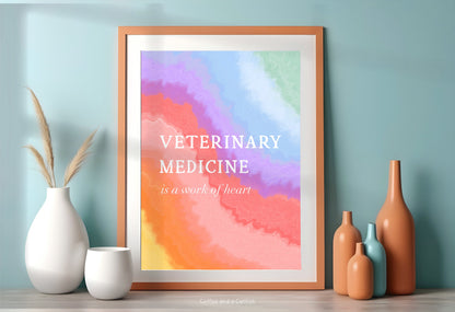 Veterinary Medicine Print | Veterinary Wall Art, Veterinary Art, Veterinary Artwork, Veterinary Print, Veterinary Poster, Veterinary Gifts