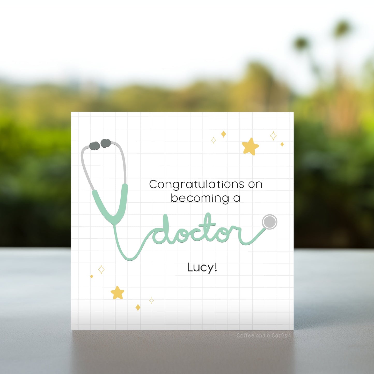 Personalised Congratulations Card For New Doctor | Doctor Graduation Card, Congratulations Medical School Card, Custom Qualified Doctor Card