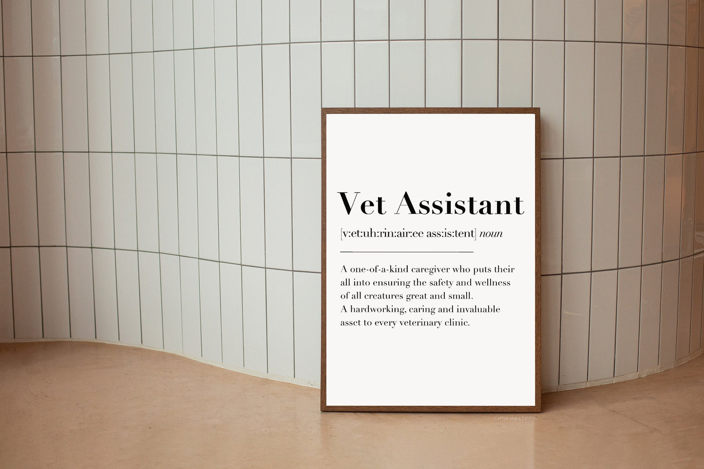 Vet Assistant Definition Print | Veterinary Assistant Print, Vet Assistant Gift, VCA gift, Veterinary Care Assistant Gift, VNA vetmed Gift