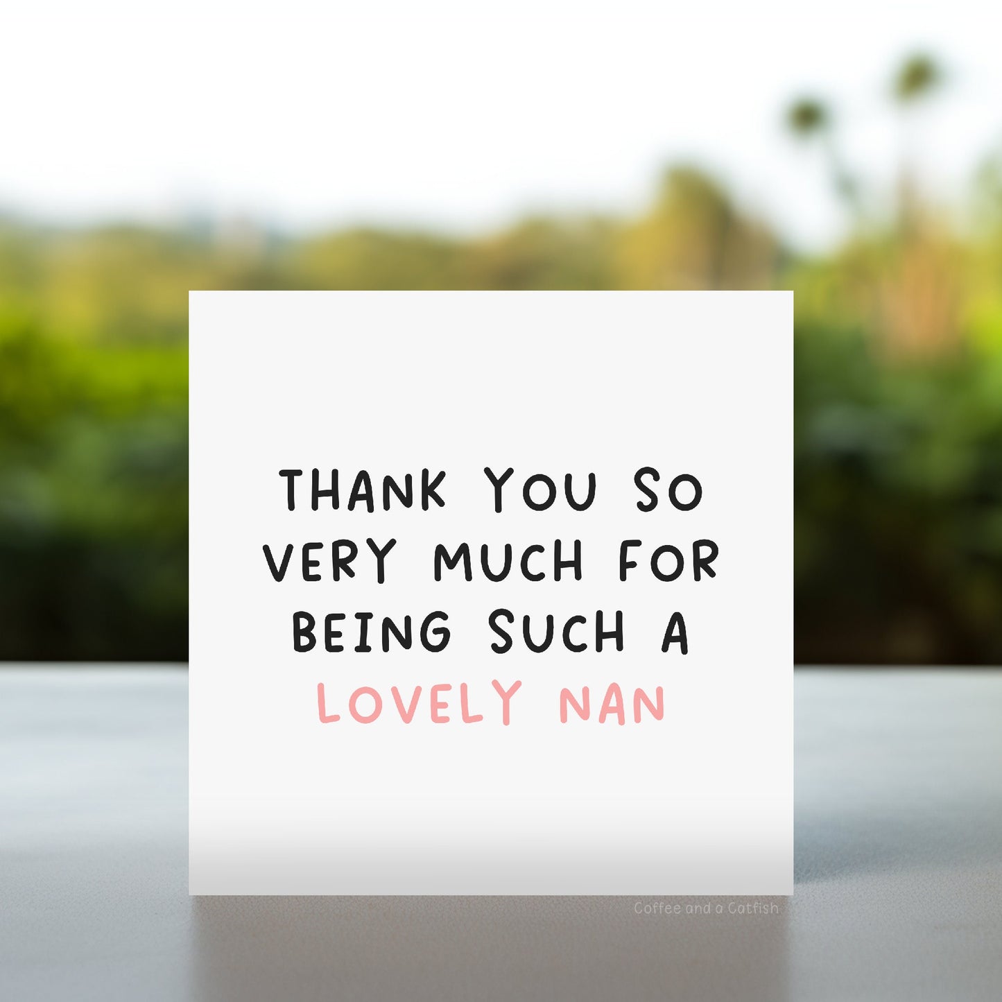 To a Lovely Nan Card | Best Nan Ever Card, To My Nan Card, Nan Birthday Card, Birthday Card for Nan, We Love Our Nan Card, Card for Best Nan